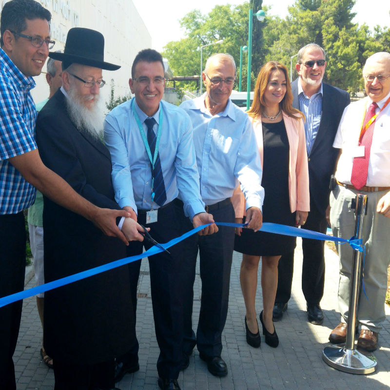 שר הבריאות, ראש העיר צפת, מנהל ביה"ח ועוד במעמד טקס חנוכת בית החולים